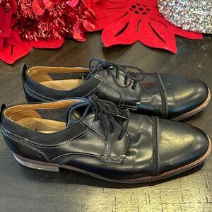 Dockers Black Leather Oxford Shoes